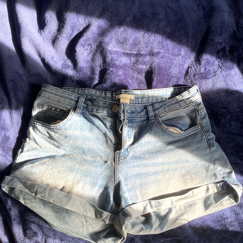 Light Blue Jean Short H&M